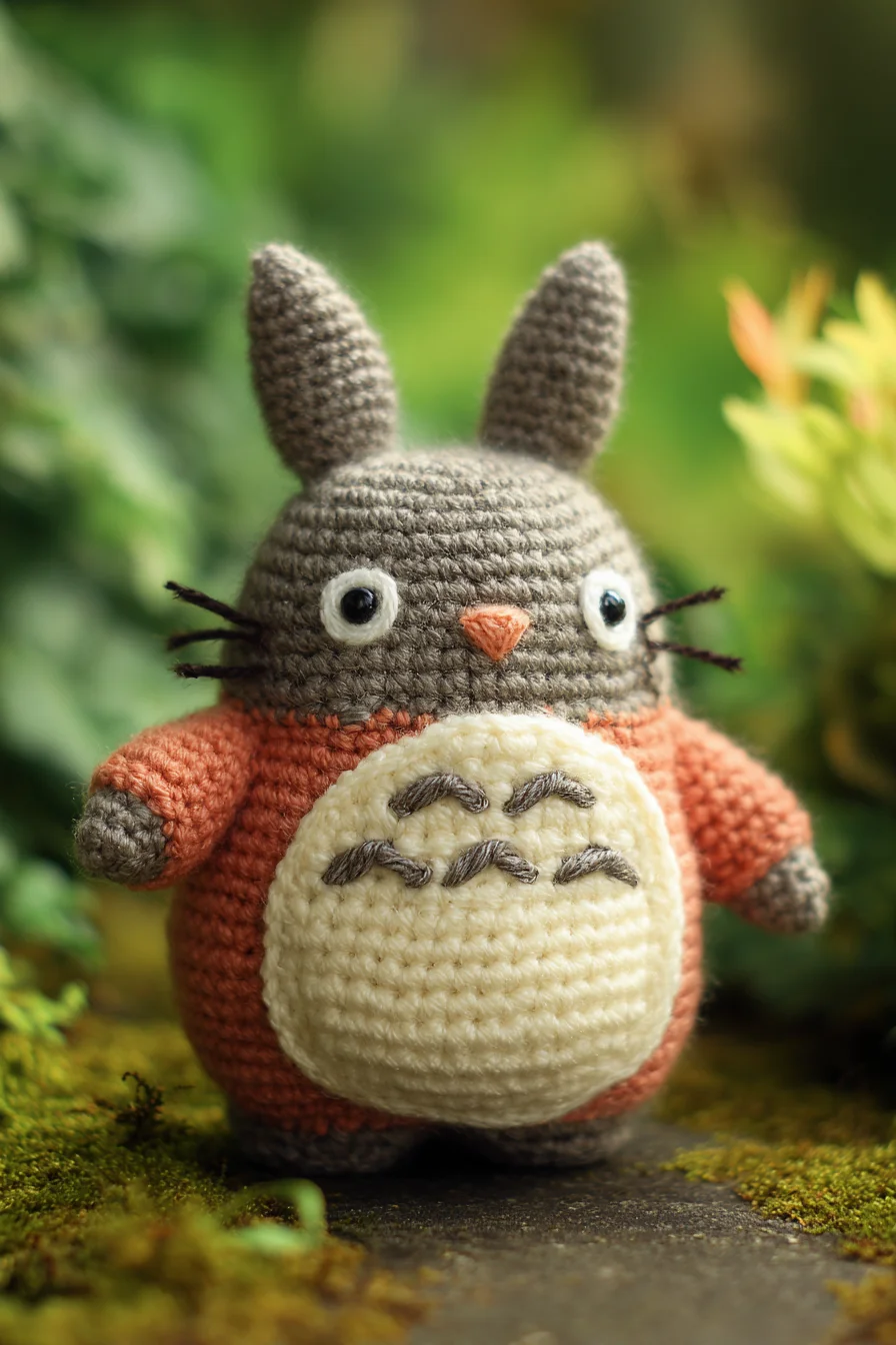 Amigurumi Totoro-Style Crochet Plush — Charming Woodland Amigurumi Pattern