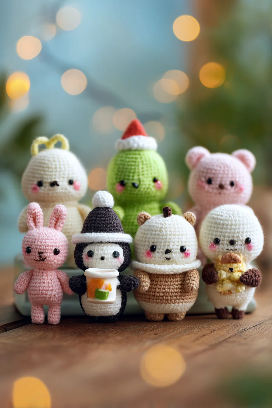 Amigurumi Winter Buddies — Cute Crochet Mini Animal Set Pattern