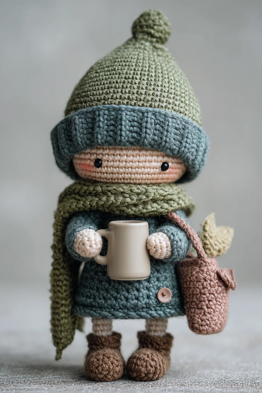 Amigurumi Winter Doll Crochet Pattern — Cozy Hat, Scarf & Accessories
