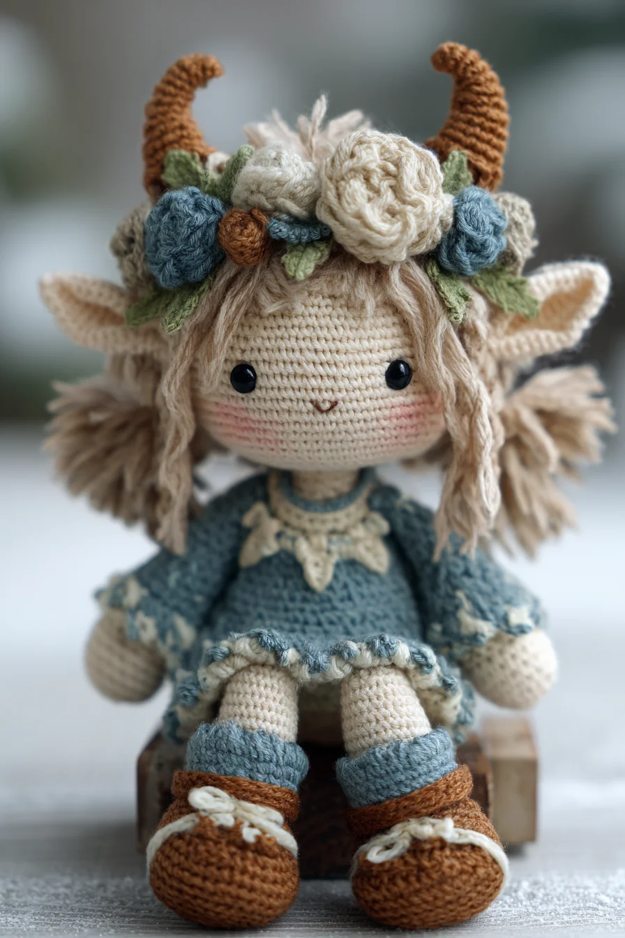 Amigurumi Woodland Goat Doll — Crochet Pattern for Cute Animal Amigurumi