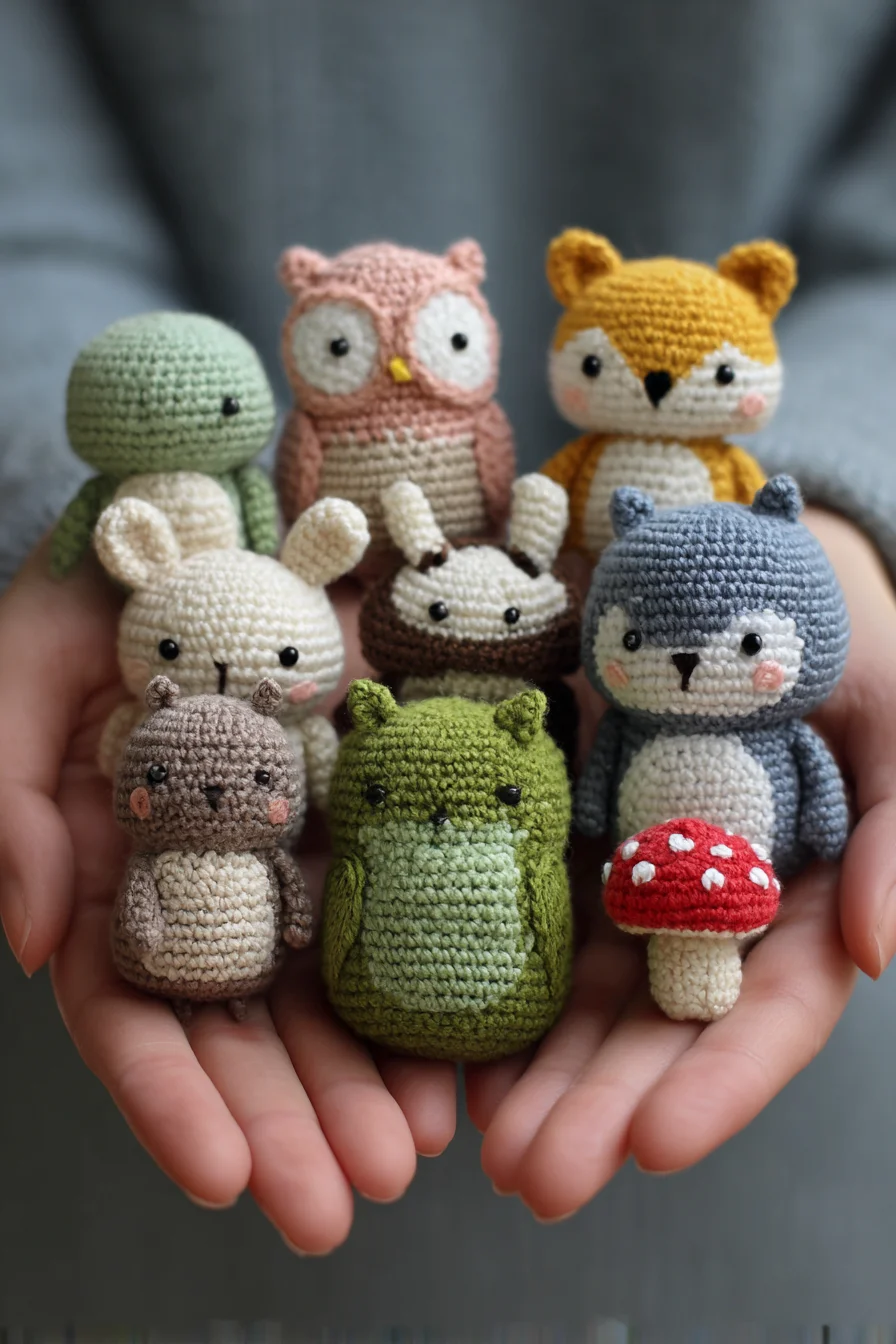 Amigurumi Woodland Minis — Crochet Tiny Animal Set Pattern