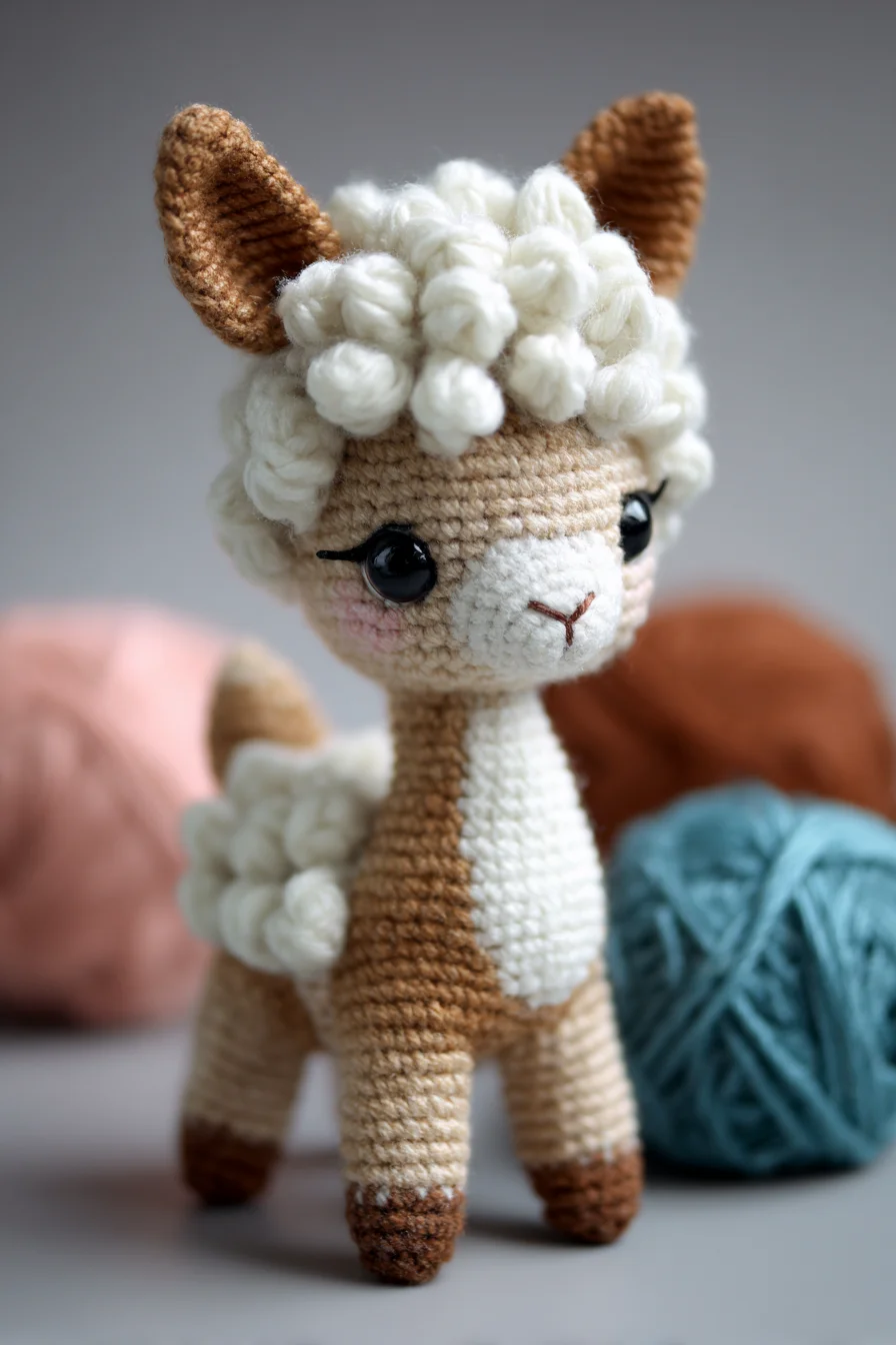 Amigurumi Woolly Alpaca Crochet Pattern | Cute Crochet Llama Plush