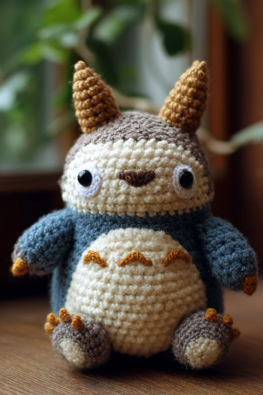 Chubby Horned Forest Amigurumi — Crochet Pattern (Worsted Weight)