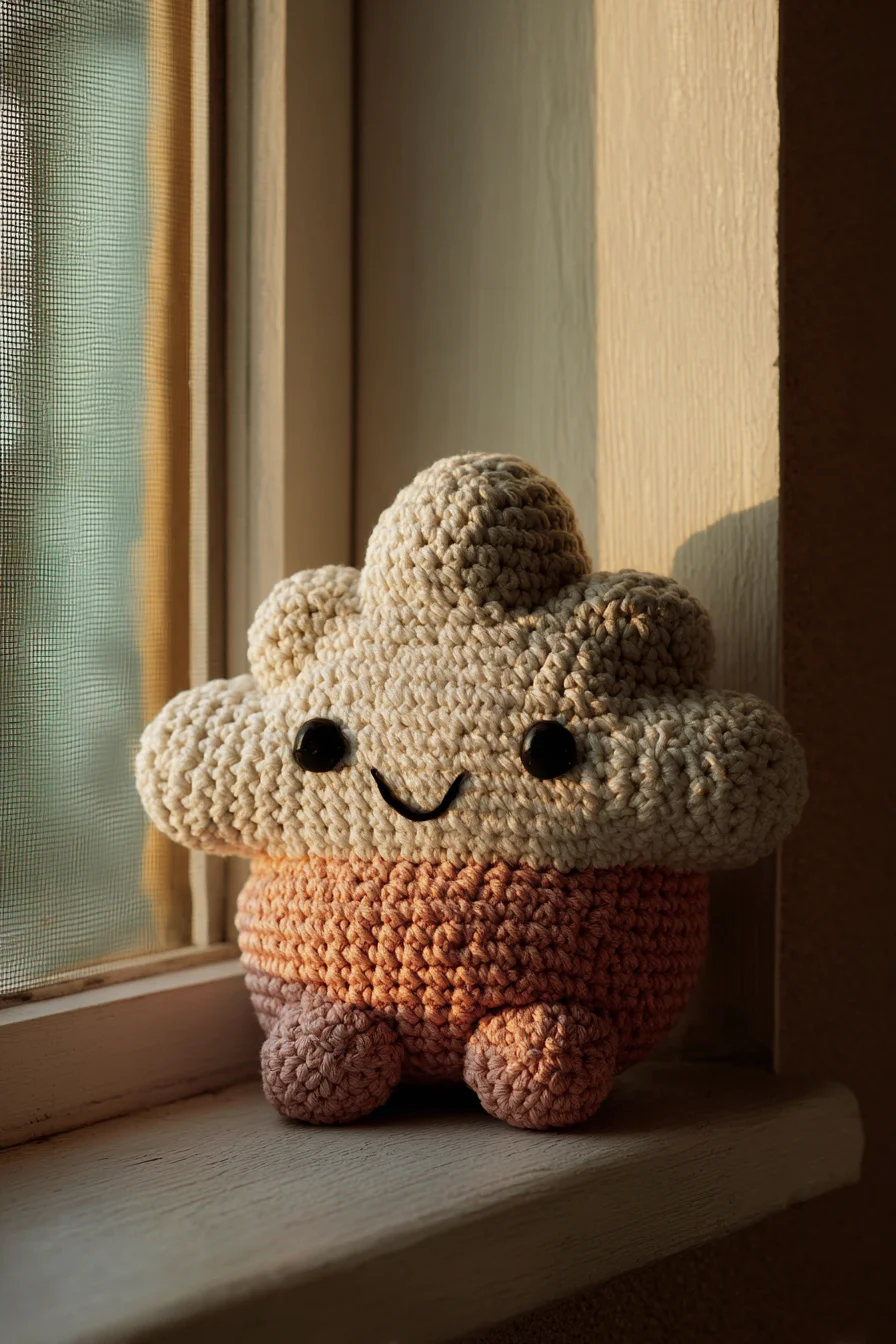 Cloud Cupcake Amigurumi Crochet Pattern — Soft Plush Toy for Beginners