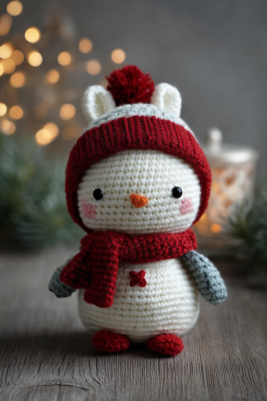 Cozy Snowman Amigurumi Crochet Pattern — Winter Plush Toy