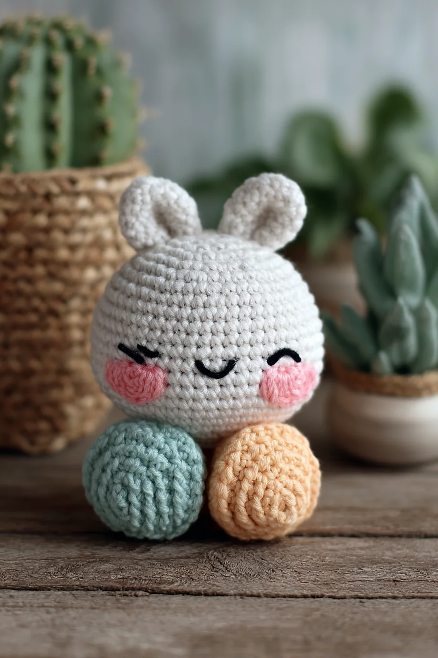 Crochet Amigurumi Bunny: Easy Round Plush Pattern (Beginner-Friendly)
