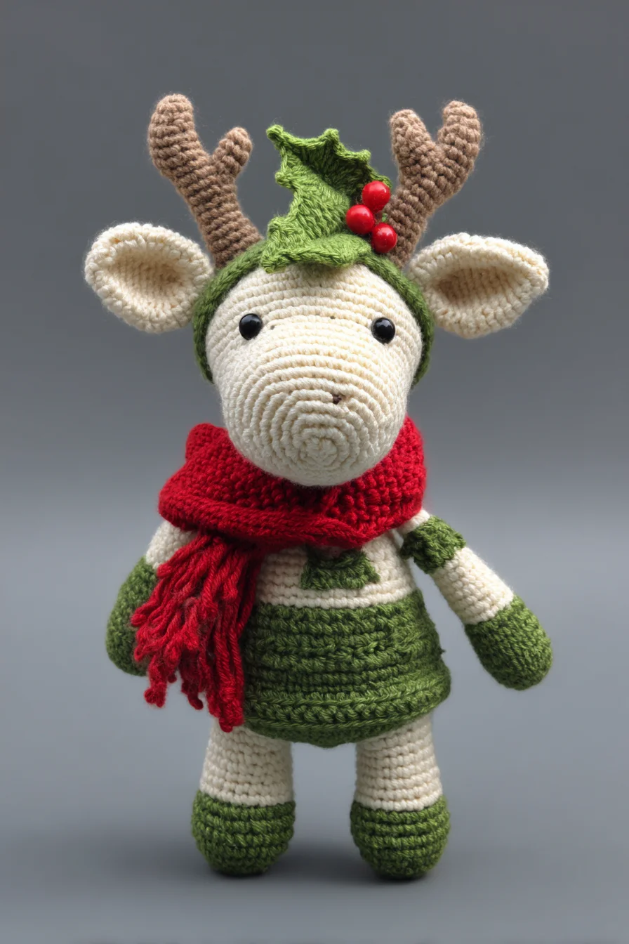 Crochet Amigurumi Reindeer — Festive Deer Doll Pattern