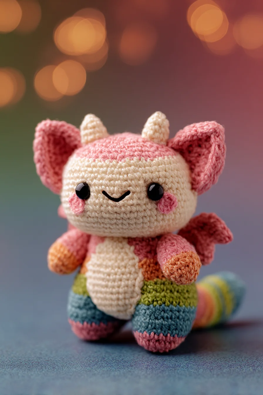 Cute Amigurumi Crochet Dragon — Small Plush Crochet Pattern