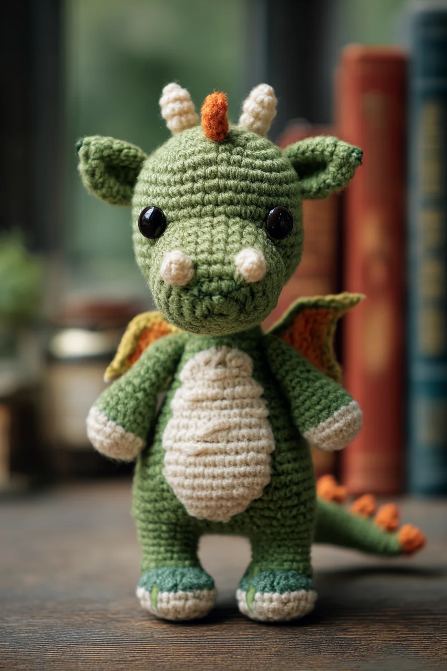 Cute Dragon Amigurumi Crochet Pattern — Beginner-Friendly Crochet Toy