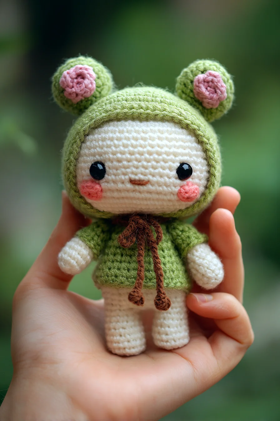 Frog-Hoodie Amigurumi Crochet Doll — Cute Amigurumi Crochet Pattern