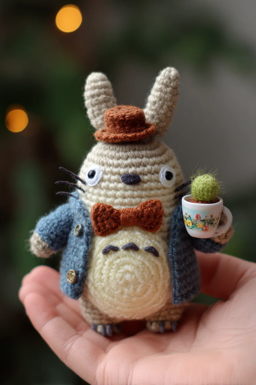 Gentleman Bunny Amigurumi Crochet Pattern — Small Amigurumi Plush Toy