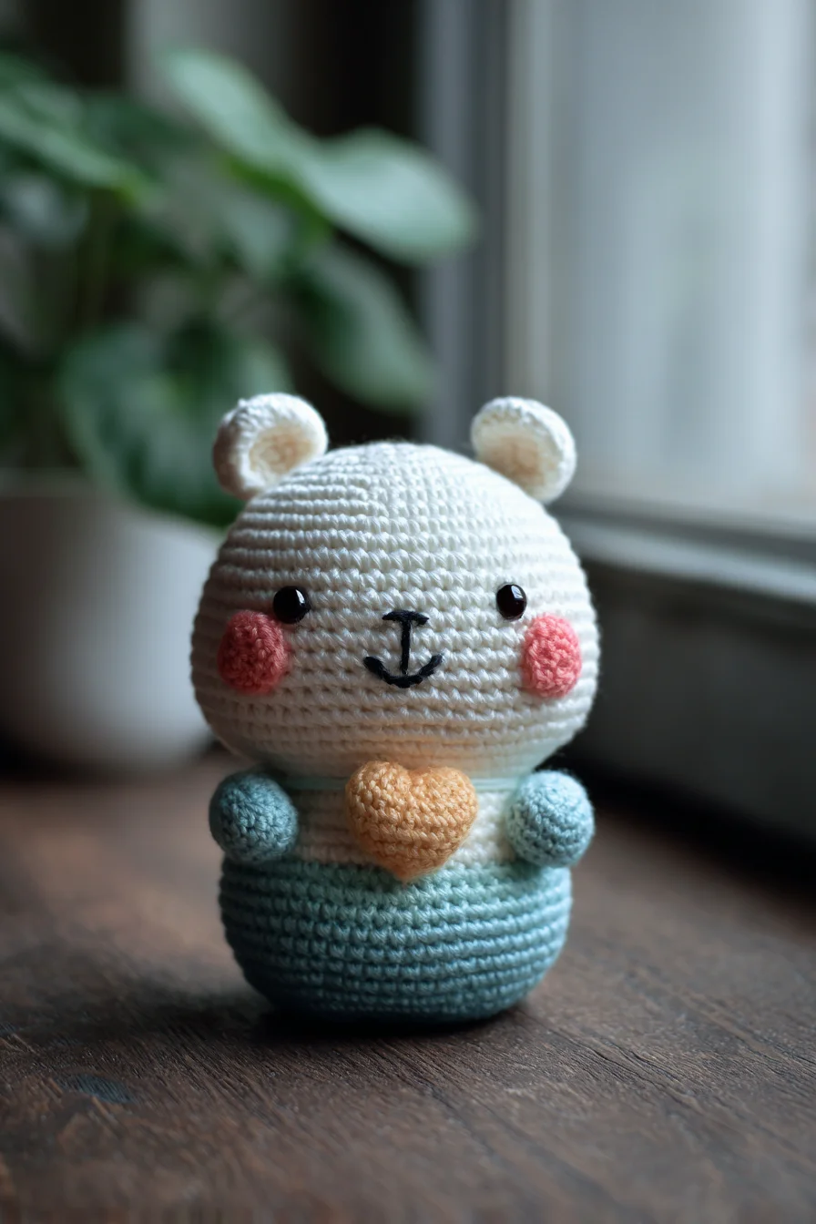 Heart Bear Amigurumi Crochet Pattern — Beginner-Friendly Cute Toy