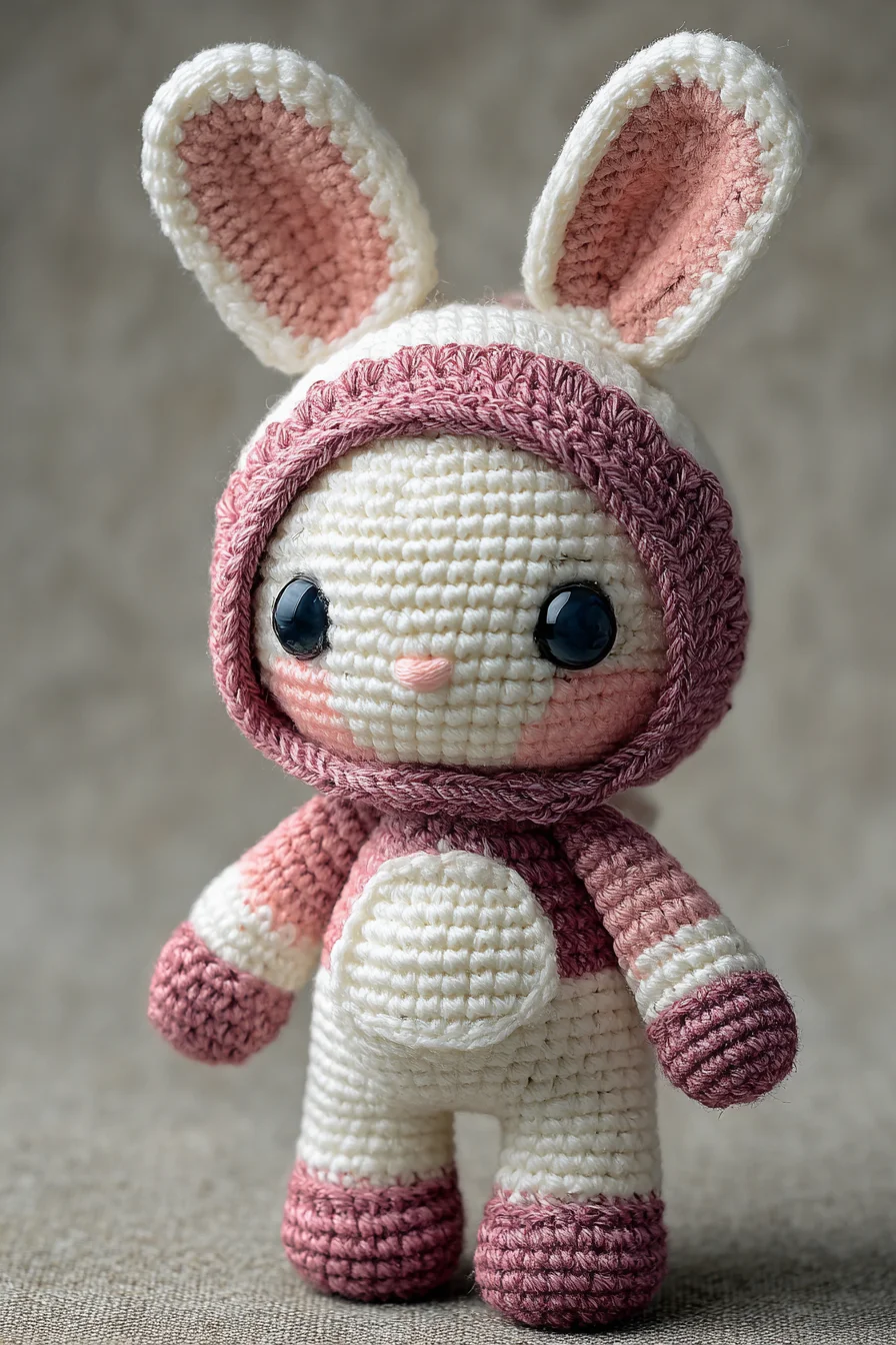 ## Hooded Amigurumi Bunny — Crochet Doll Pattern