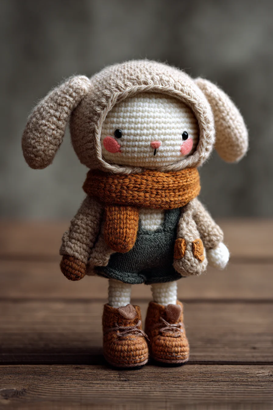 Hooded Bunny Amigurumi Crochet Doll — Crochet Pattern & Tips