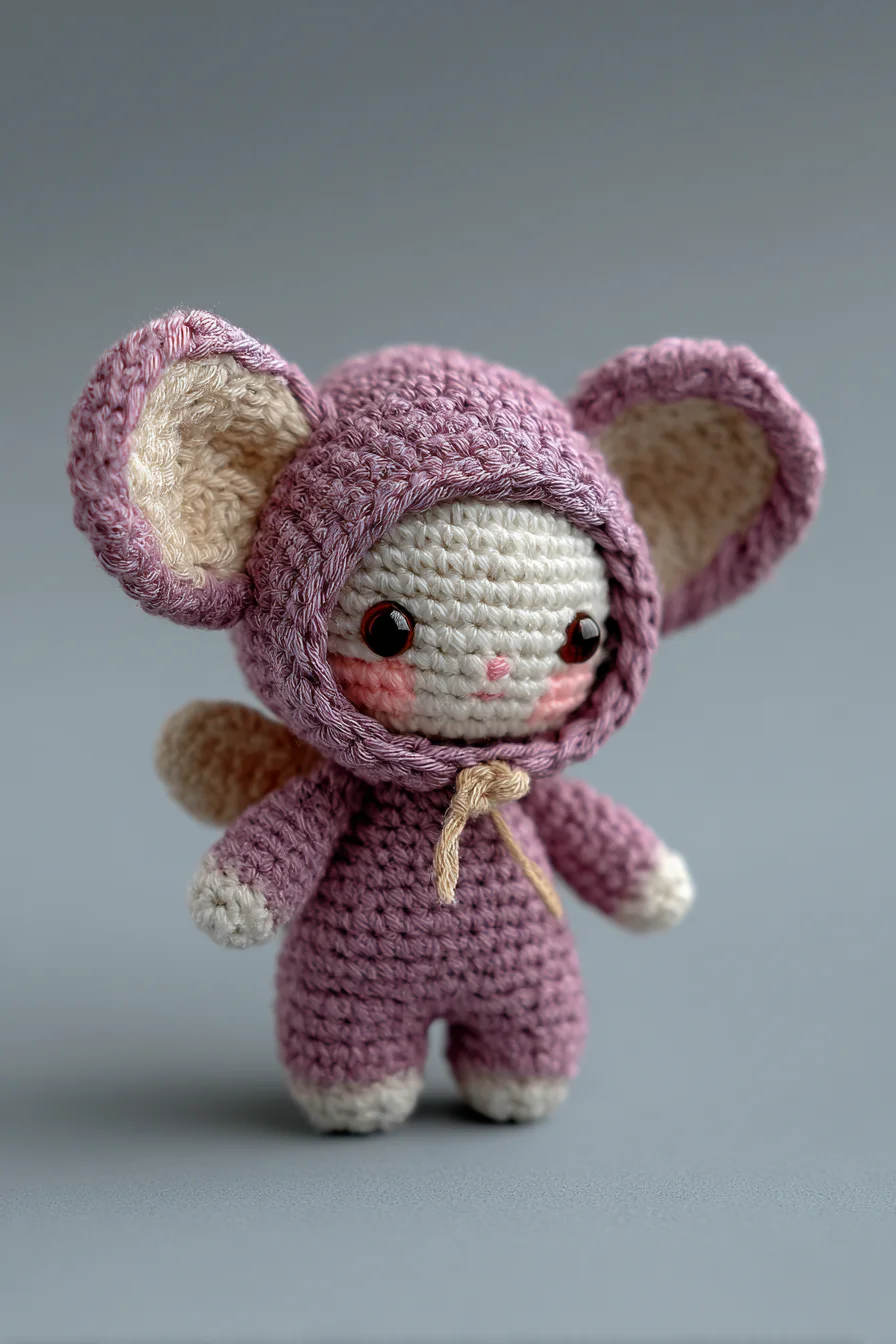 Hooded Mouse Amigurumi Crochet Doll — Cute Amigurumi Crochet Pattern