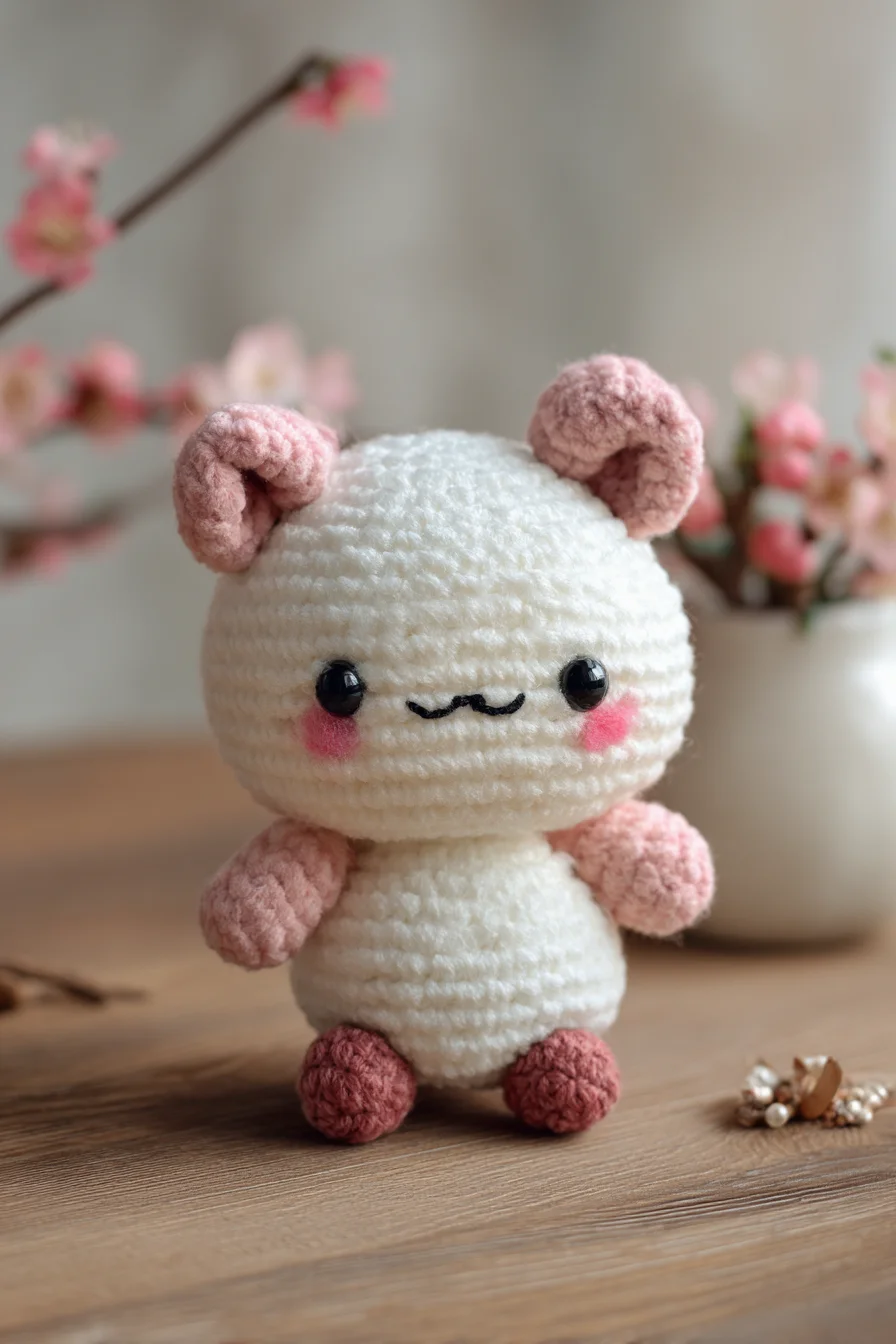 Kawaii Bear Amigurumi Crochet Pattern – Cute Small Plush Toy