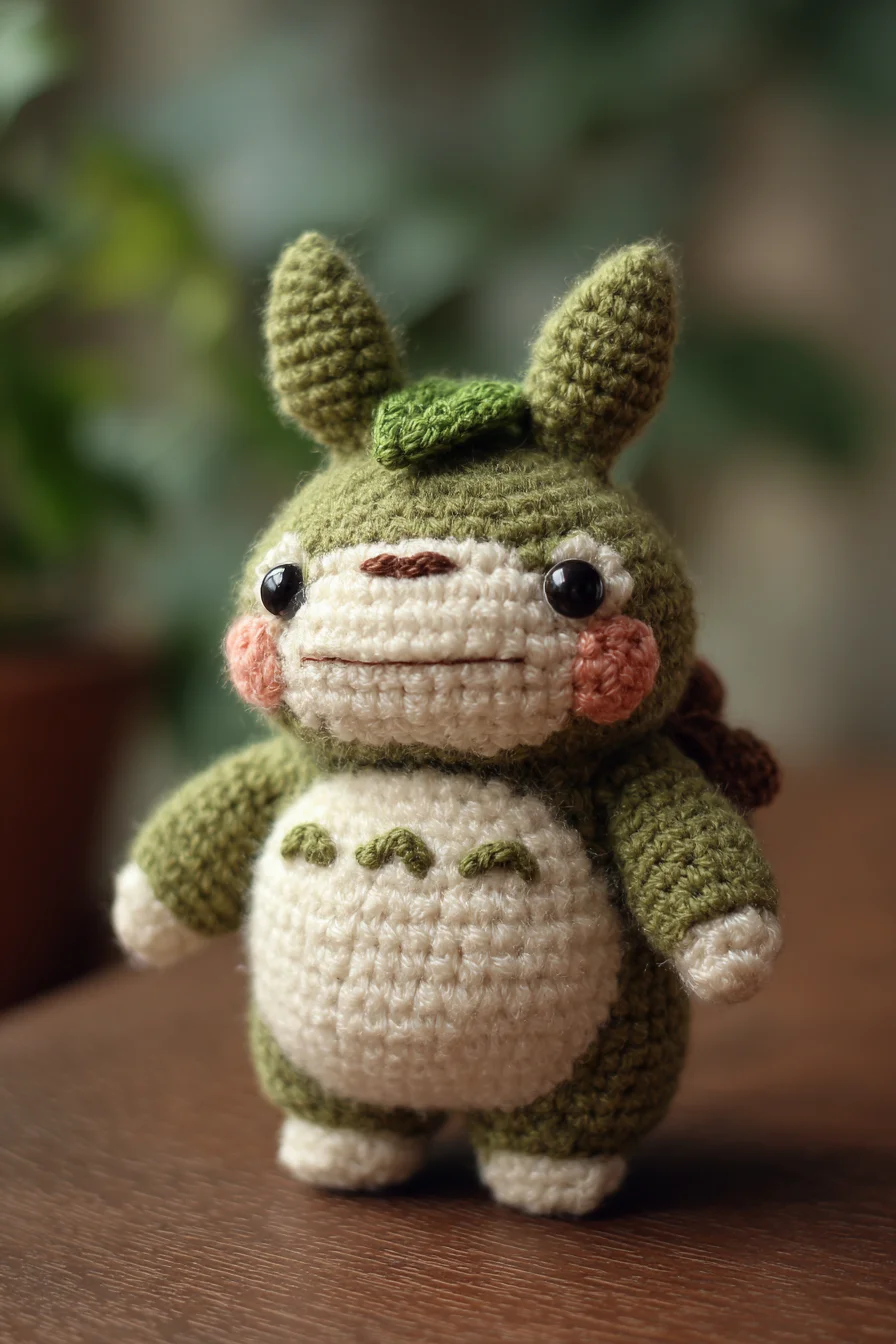 Leaf-Eared Amigurumi Forest Creature — Crochet Pattern for Cute Toy