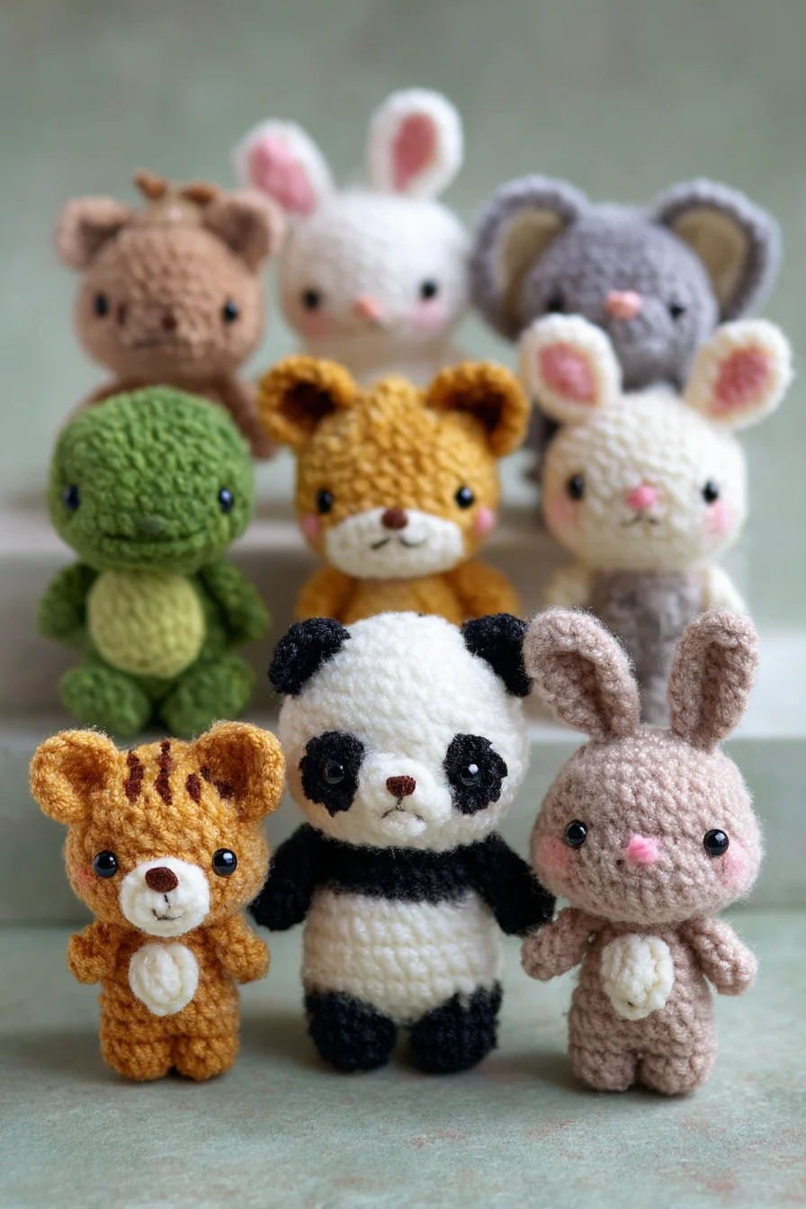 Mini Amigurumi Animals — Crochet Pattern for Cute Plush Toys
