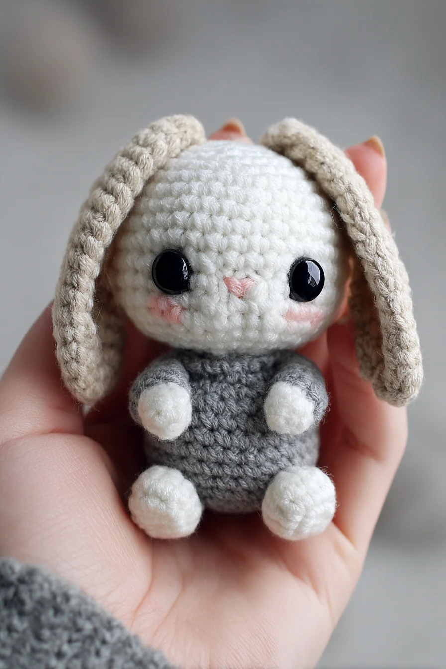 Mini Amigurumi Bunny Crochet Pattern — Cute Handheld Crochet Bunny