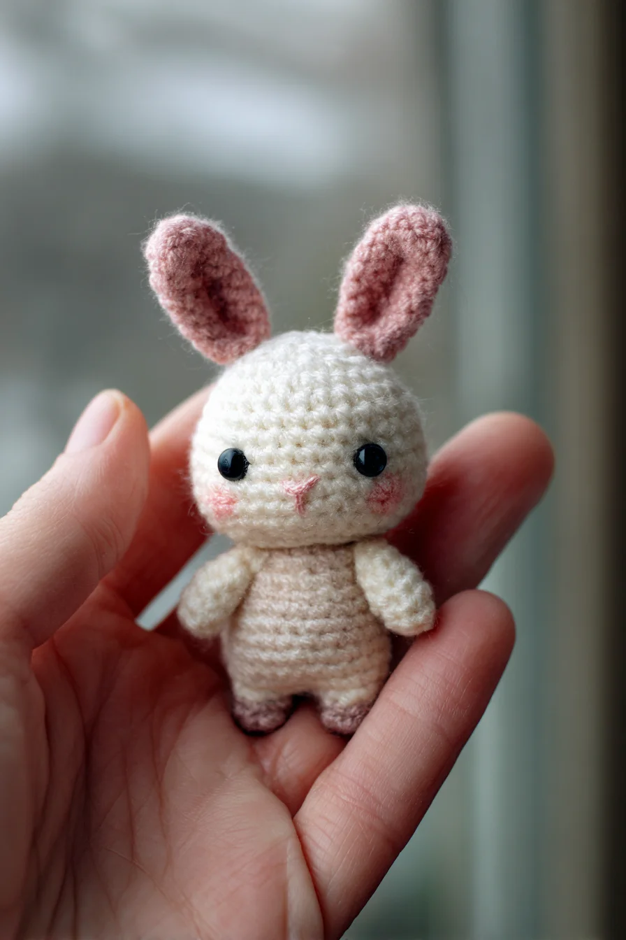 Mini Amigurumi Bunny Crochet — Small Cute Crochet Toy Pattern
