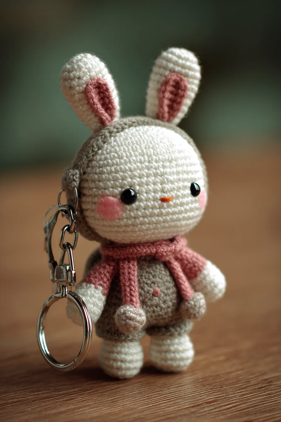 Mini Amigurumi Bunny Keychain — Crochet Pattern and Tips