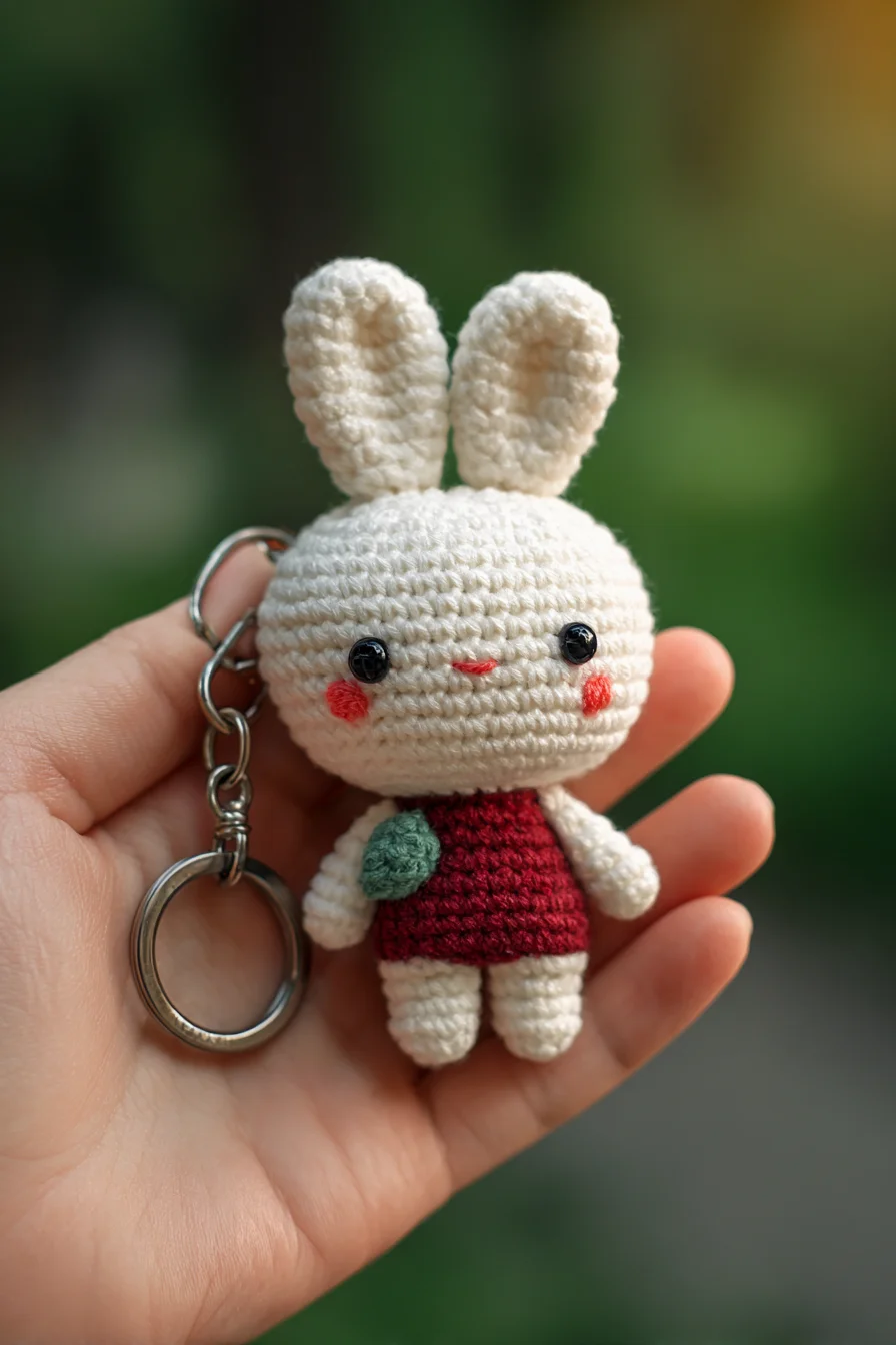 Mini Amigurumi Bunny Keychain Crochet Pattern — Cute Crochet Toy