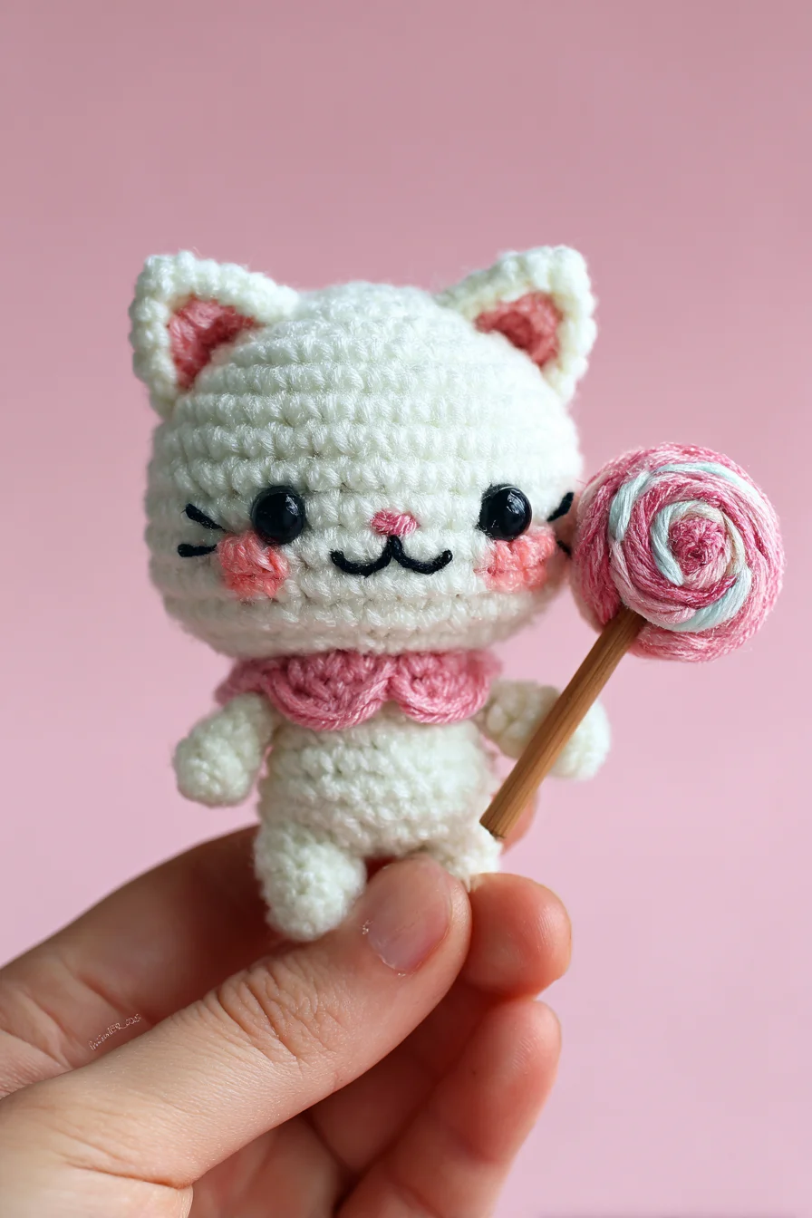 Mini Amigurumi Cat — Crochet Kawaii Kitty Pattern (Small Plush)