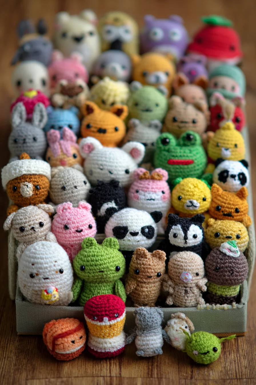 Mini Amigurumi Crochet Characters — Tiny Plushie Pattern