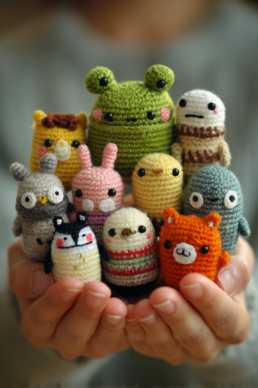 Mini Amigurumi Pocket Pals — Crochet Pattern for Tiny Animal & Monster Friends