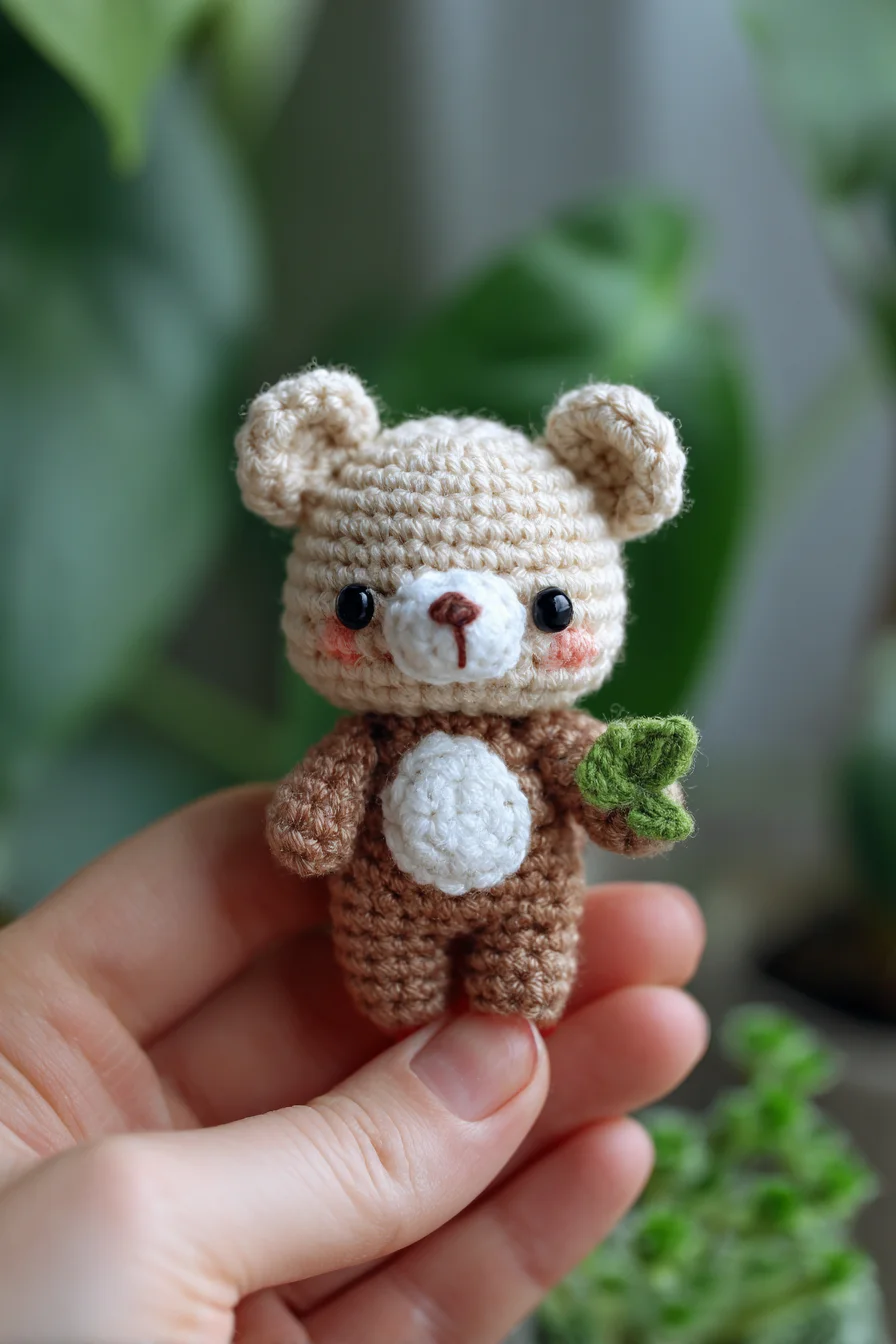 Mini Bear Amigurumi Crochet Pattern — Tiny Cute Crochet Bear