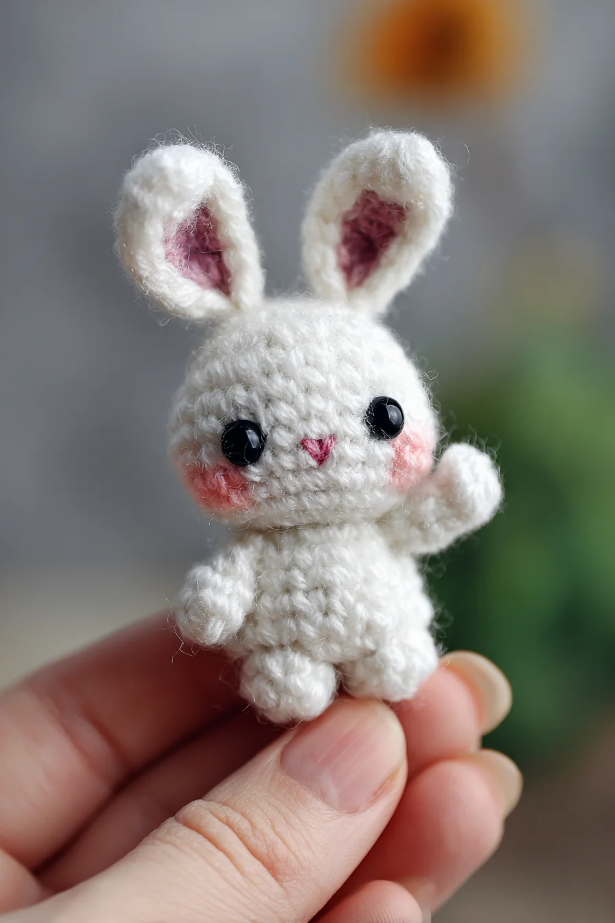 Mini Bunny Amigurumi Crochet Pattern — Tiny Cute Toy (Beginner-Friendly)