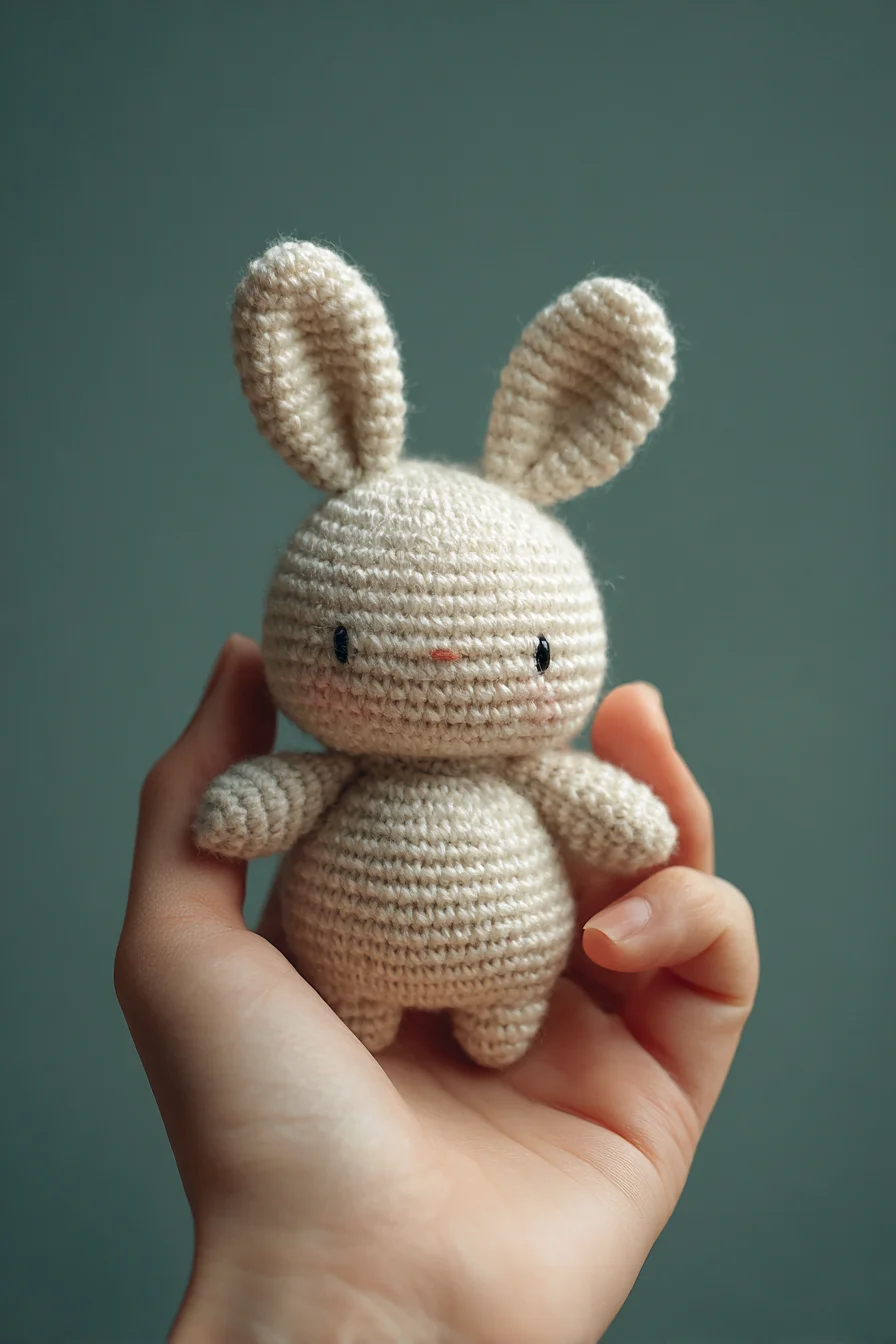 Mini Crochet Bunny Amigurumi — Palm-Sized Crochet Plush Pattern