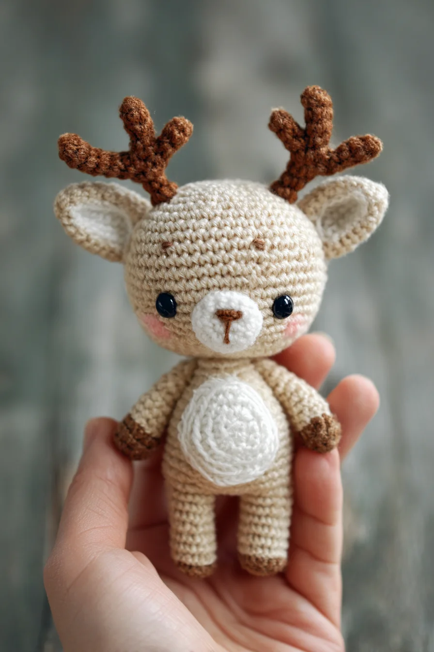 Mini Deer Amigurumi Crochet Pattern — Cute Crochet Deer Toy
