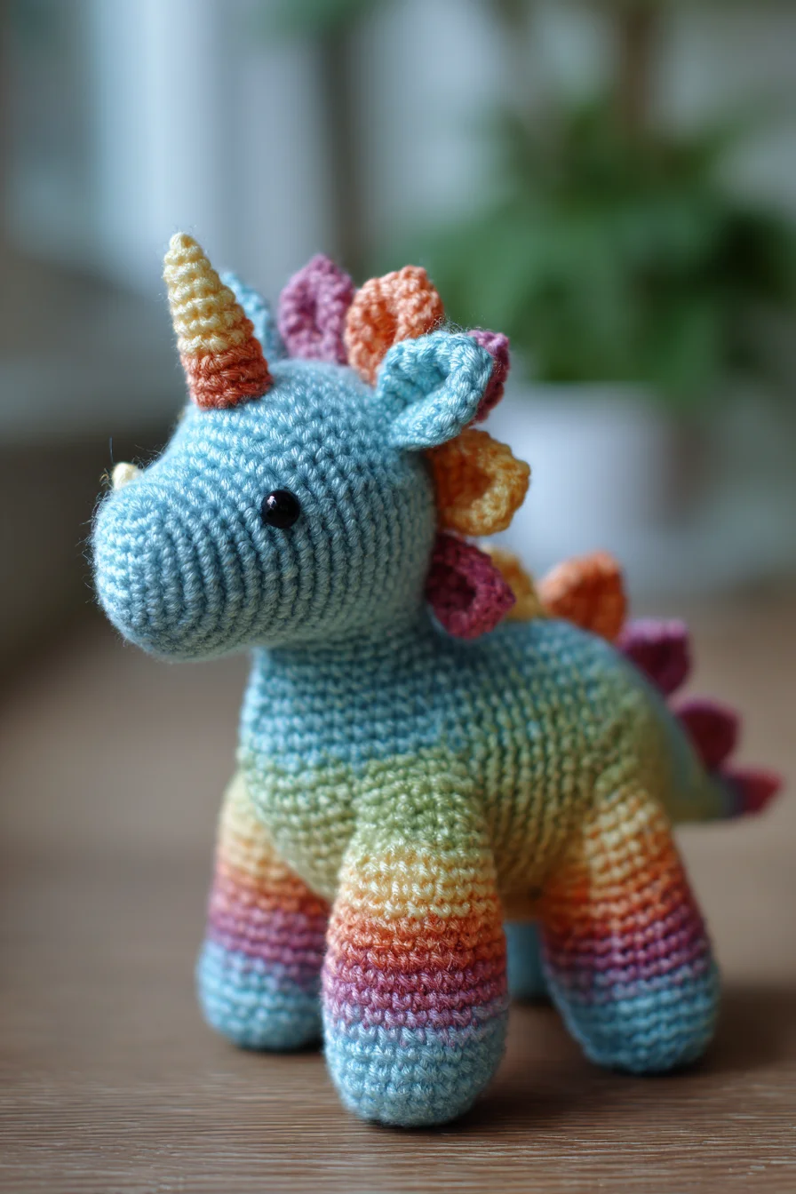 Rainbow Unicorn Amigurumi Crochet Pattern — Soft Toy & Baby Gift