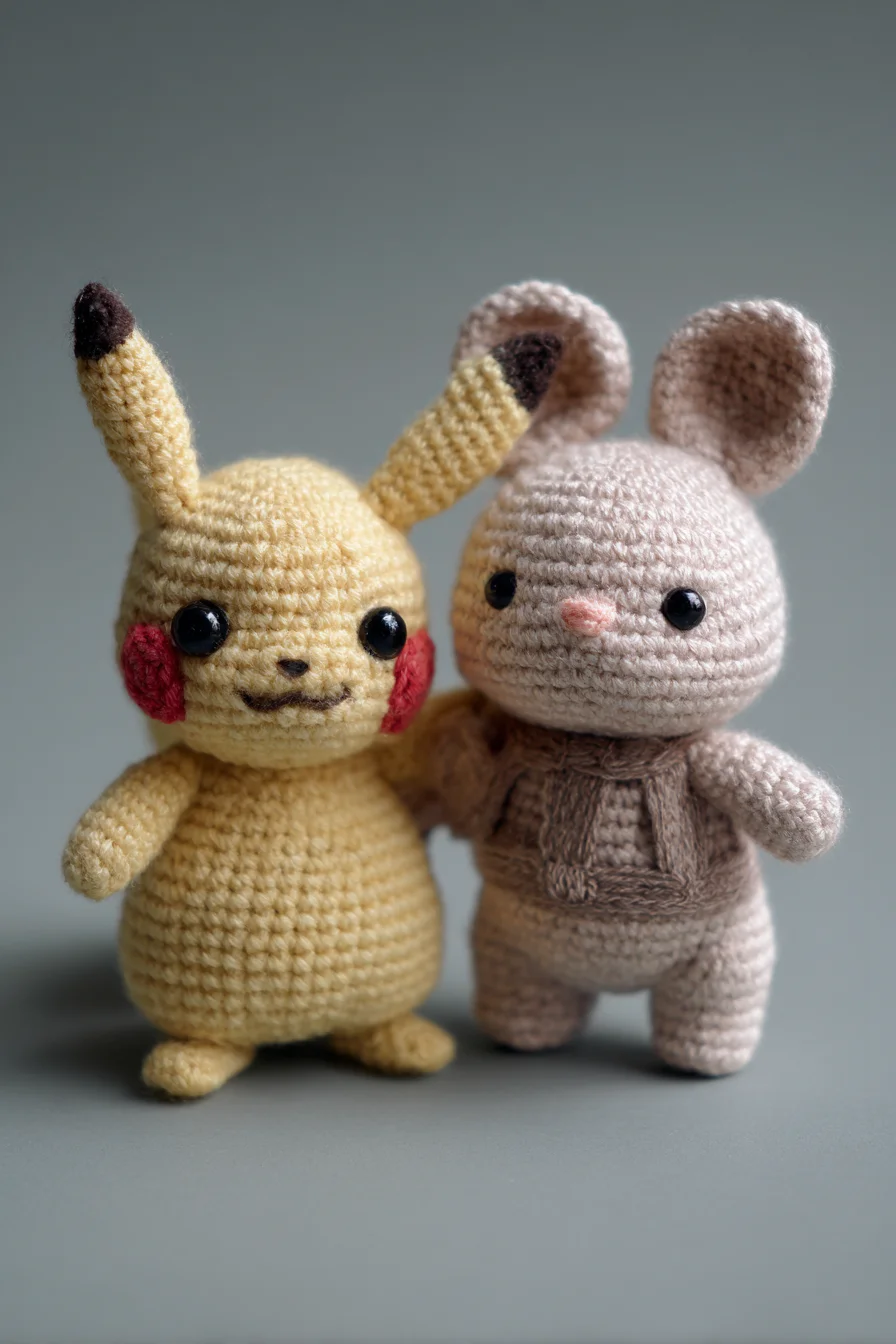 Small Animal-Inspired Amigurumi Crochet Pattern — Easy-to-Intermediate Plush Friends