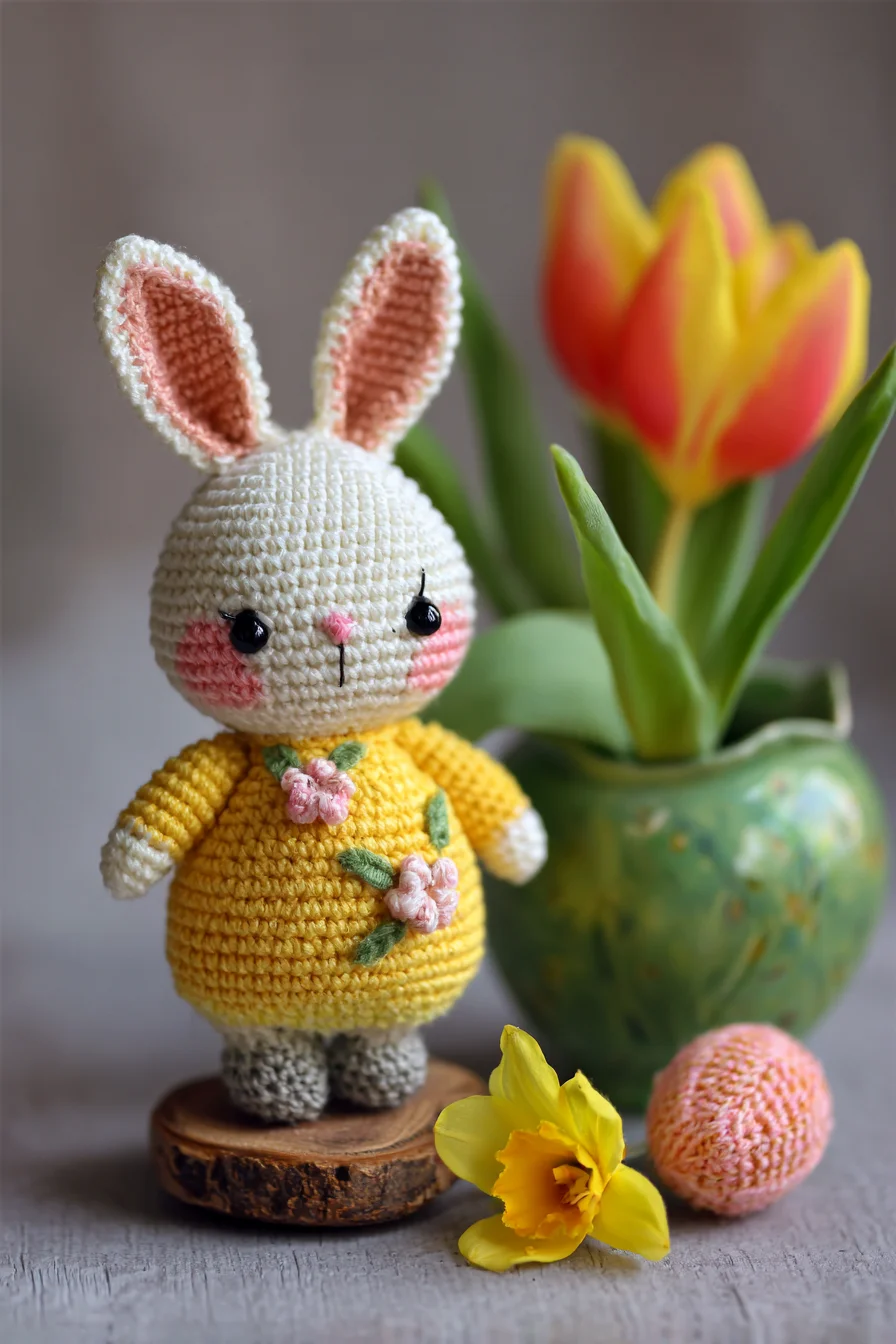 Spring Bunny Amigurumi Crochet Pattern — Cute Crochet Toy