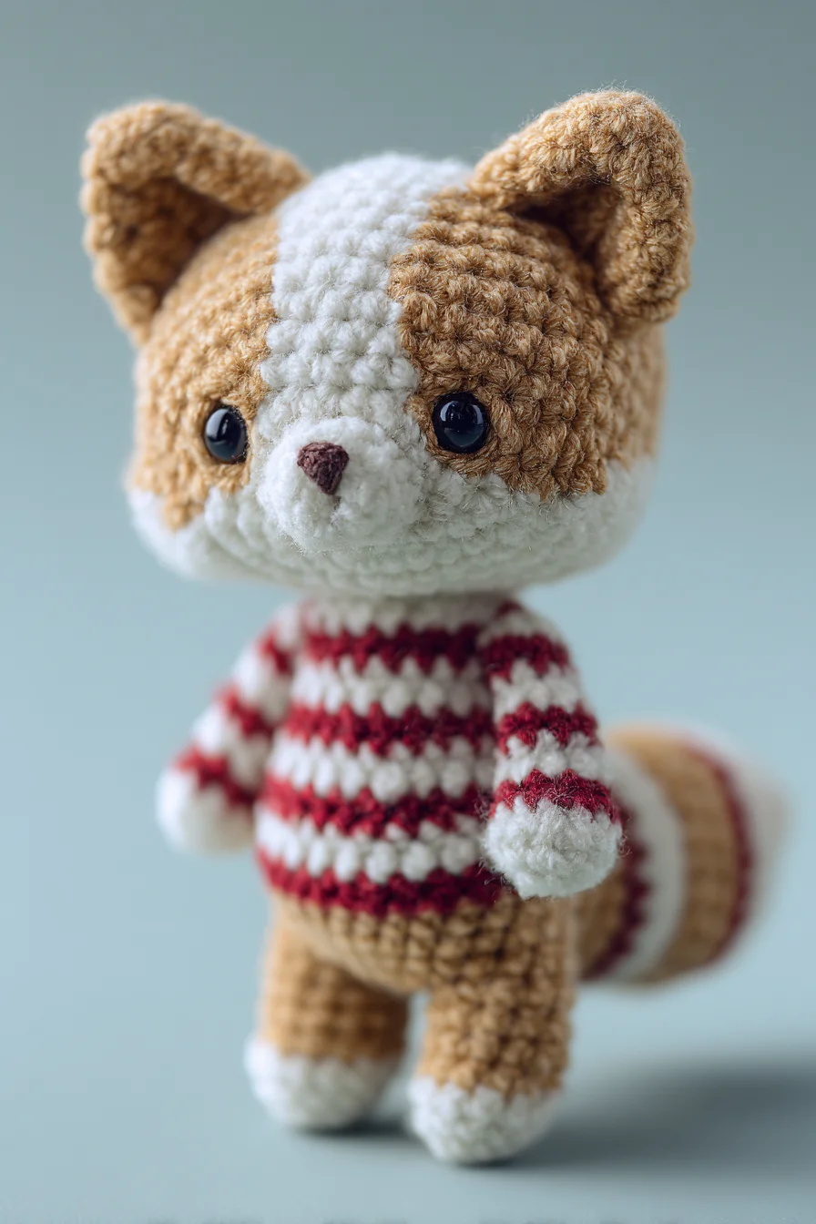 Striped Fox Amigurumi Crochet Pattern — Cute Crochet Plush