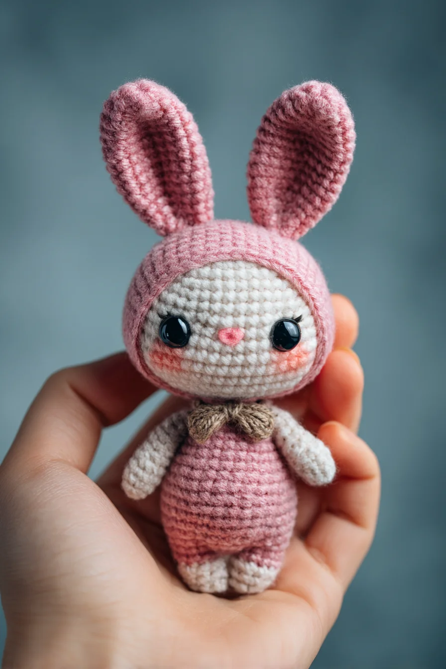 Sweet Bunny Amigurumi Crochet Pattern — Miniature Plush Toy