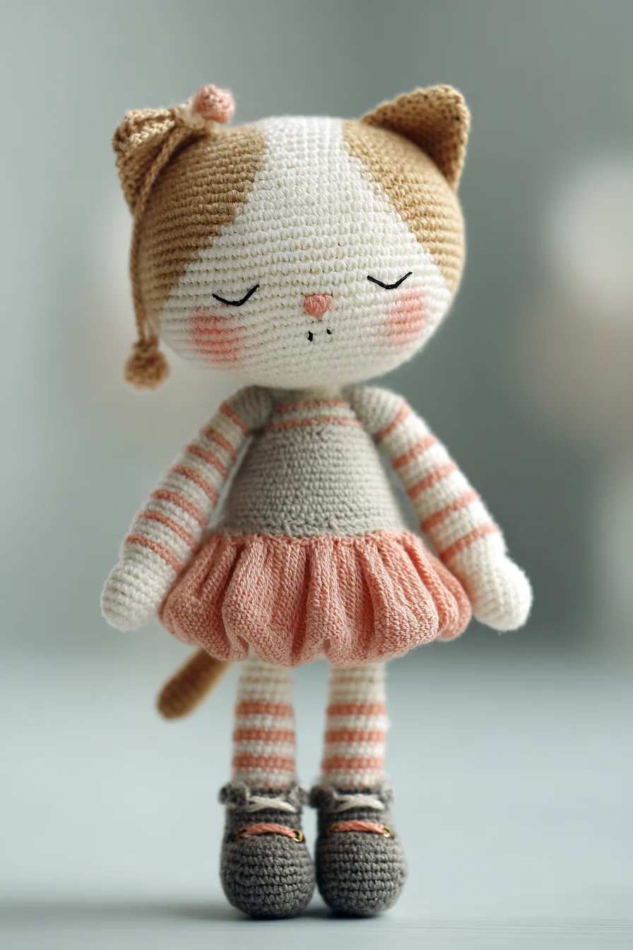 Sweet Cat Amigurumi Crochet Doll — Beginner to Intermediate Pattern