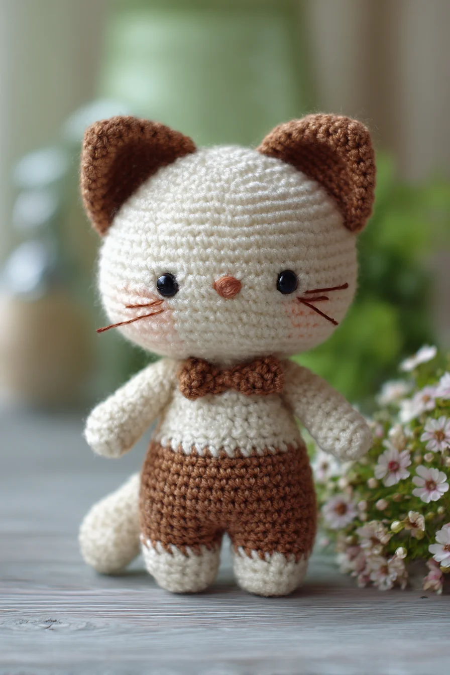 Sweet Cat Amigurumi Crochet Pattern — Small Plush Toy Tutorial