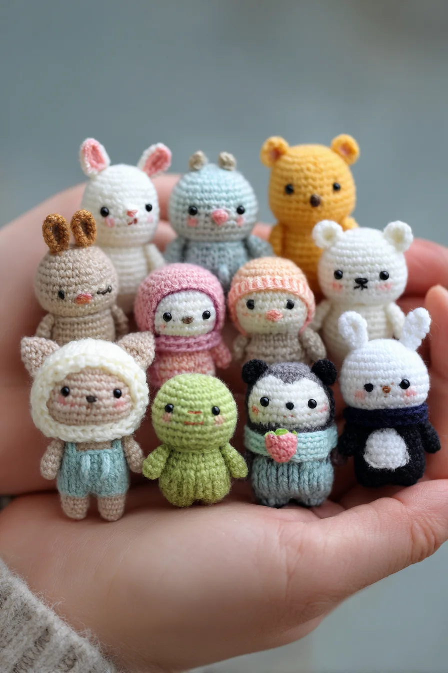 Tiny Amigurumi Crochet Minis — Pocket-Sized Animal Pattern Ideas