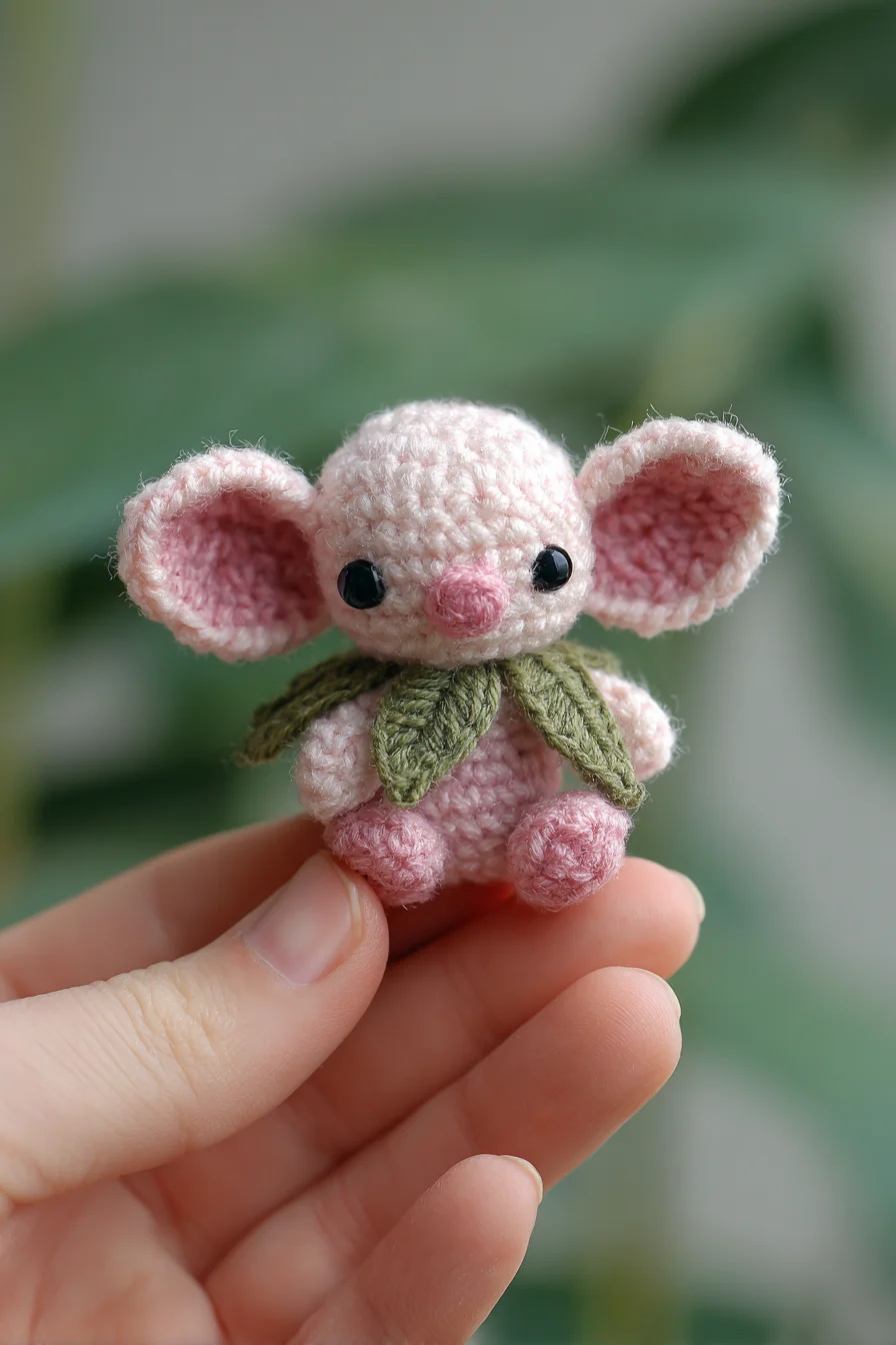 Tiny Amigurumi Mouse Crochet Pattern — Mini Plush Crochet Toy