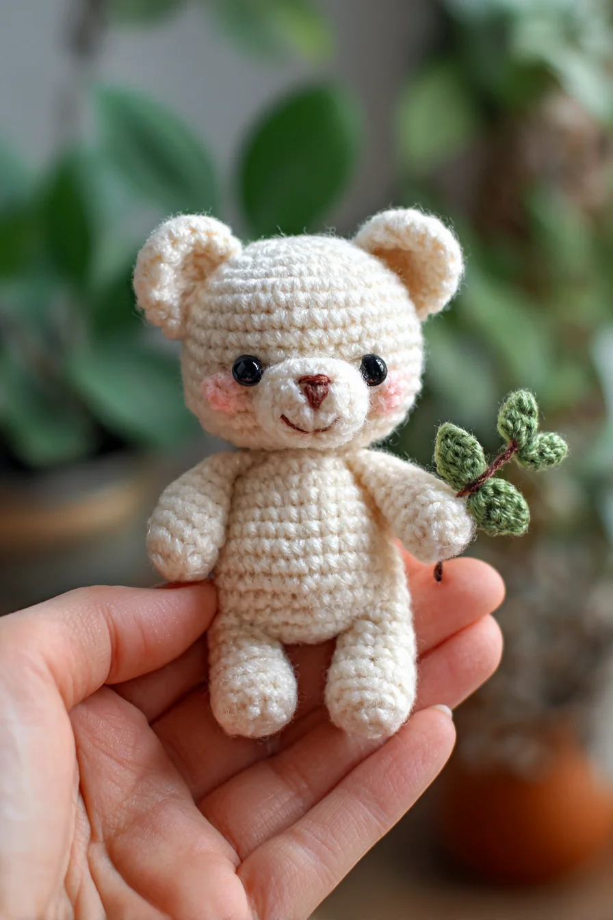 Tiny Crochet Amigurumi Bear Pattern — Beginner-Friendly Mini Plush