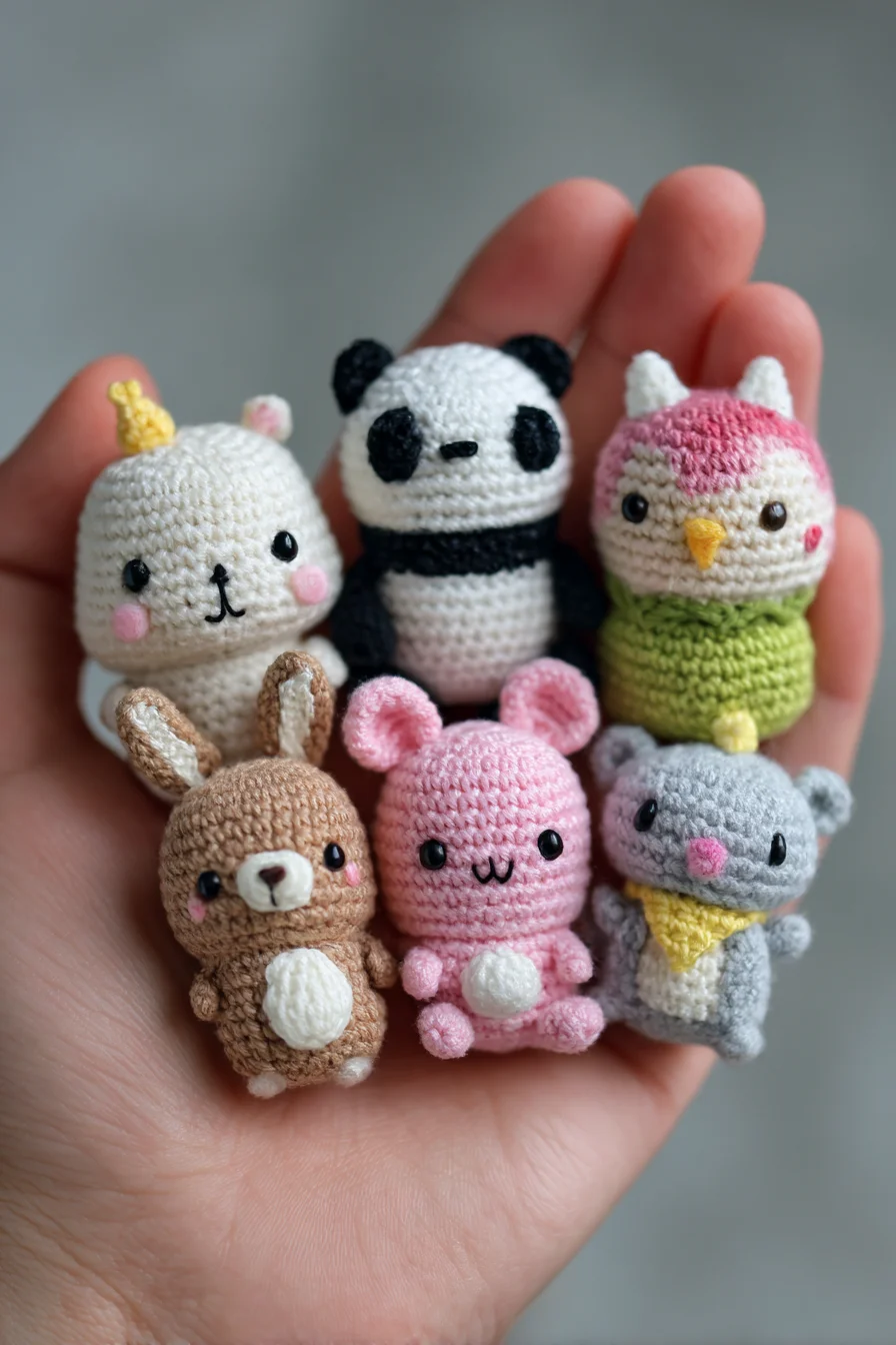 Tiny Crochet Amigurumi Pocket Animals — Mini Amigurumi Pattern Ideas