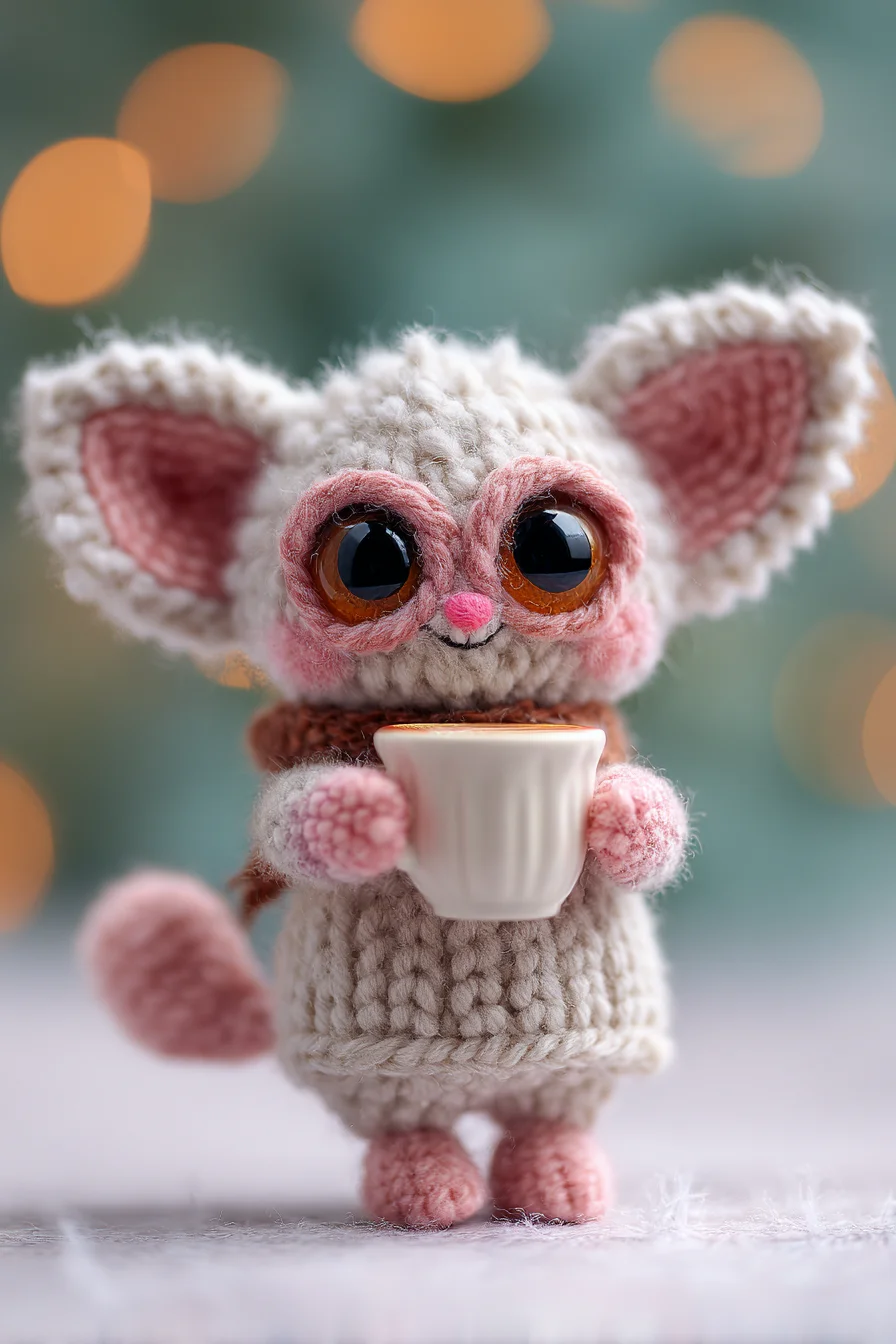 Tiny Fuzzy Amigurumi Creature — Crochet Pattern for Cute Plush