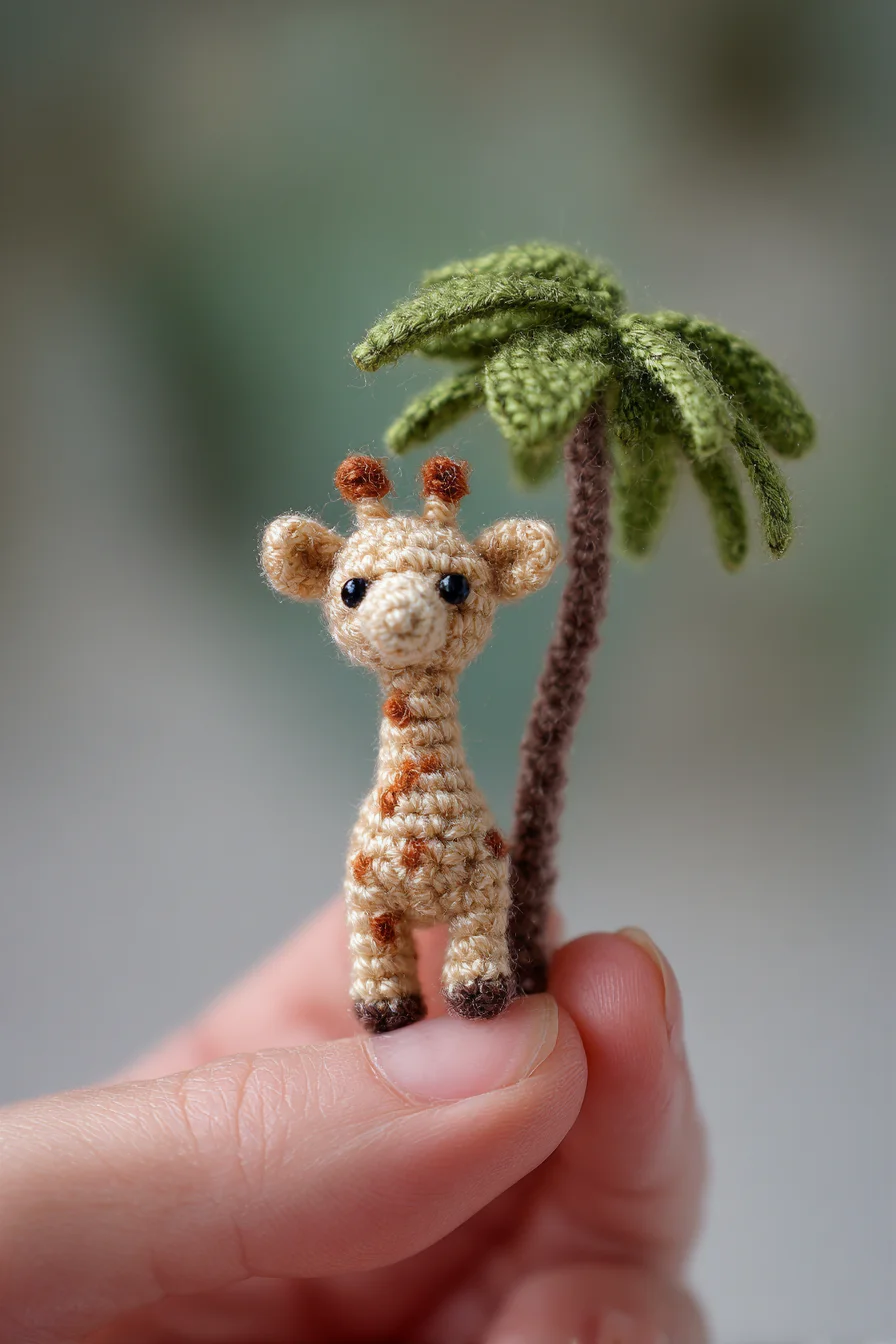 Tiny Giraffe Amigurumi Crochet Pattern — Mini Crochet Toy Tutorial