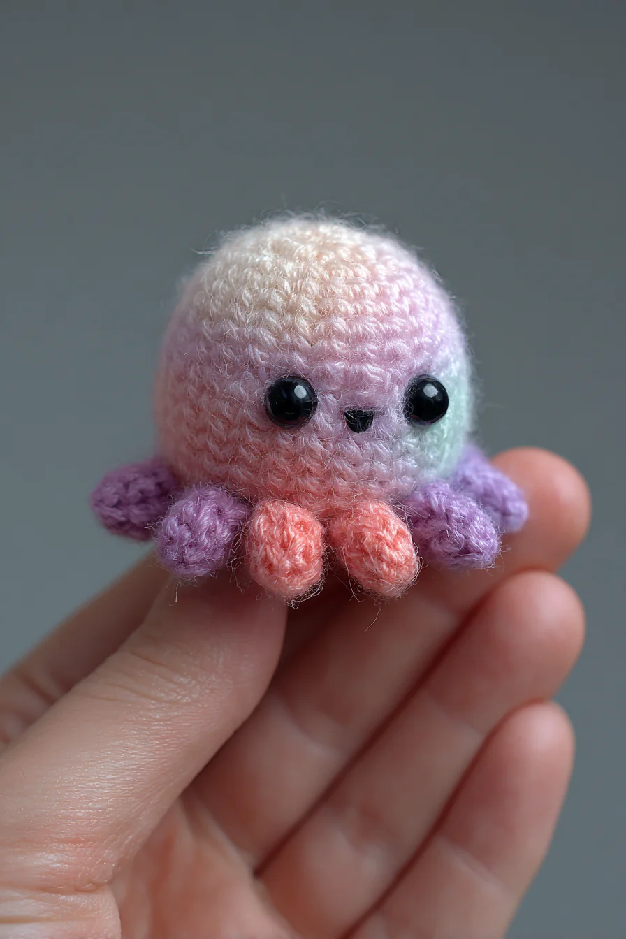 Tiny Octopus Amigurumi Crochet — Mini Amigurumi Toy Pattern