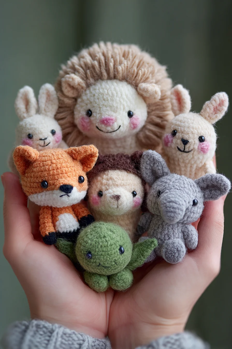 Tiny Woodland Amigurumi Set — Crochet Mini Animals Pattern for DK/Plush Yarn