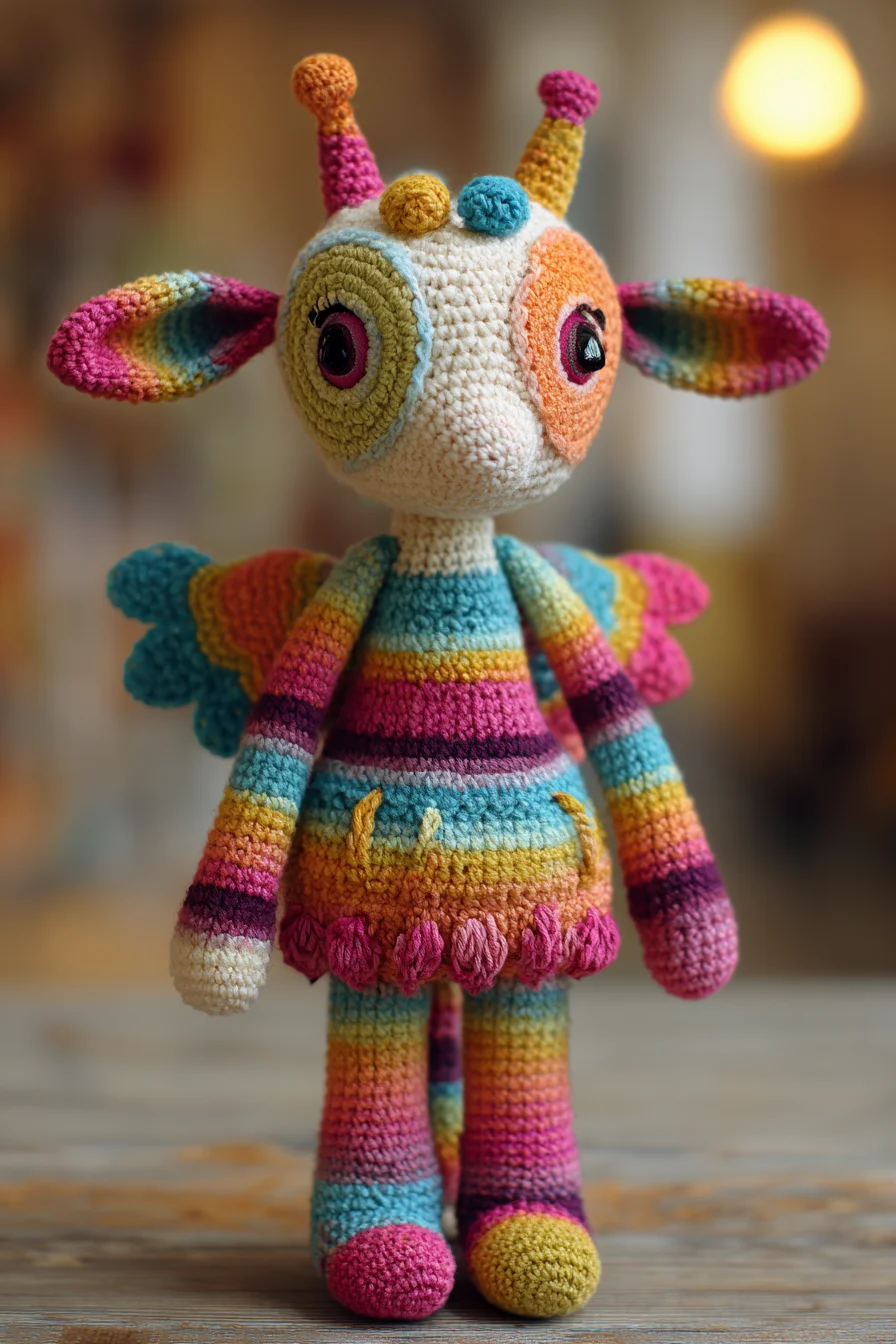 Whimsical Rainbow Amigurumi Doll — Crochet Pattern & Techniques